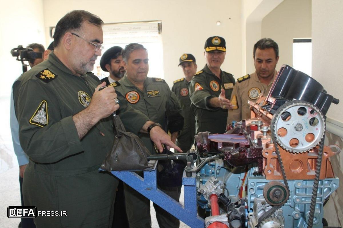 بازدید فرمانده نیروی هوایی ارتش از پایگاه شکاری بوشهر