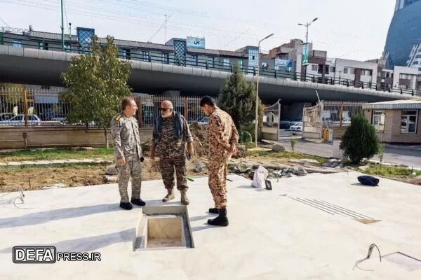 سرهنگ امیری مقدم از روند تکمیل یادمان شهید گمنام در باغستان جهاد کشاورزی قزوین بازدید کرد سرهنگ امیری مقدم از روند تکمیل یادمان شهید گمنام در باغستان جهاد کشاورزی قزوین بازدید کرد