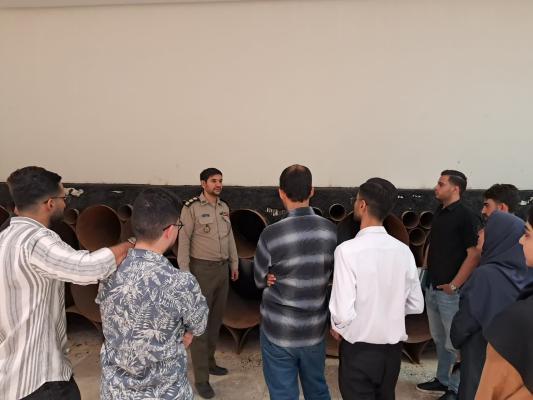 بازدید دانشجویان دانشکده تاریخ دانشگاه یزد از موزه دفاع مقدس+ تصاویر