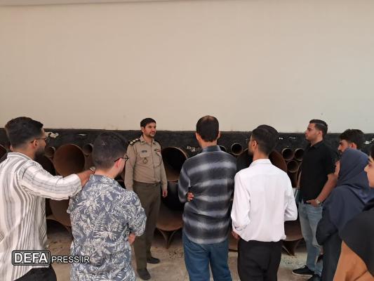 بازدید دانشجویان دانشکده تاریخ دانشگاه یزد از موزه دفاع مقدس+ تصاویر