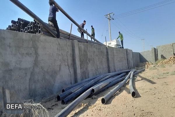 آبرسانی به روستای محروم گناباد توسط قرارگاه امام حسن مجتبی (ع) سپاه