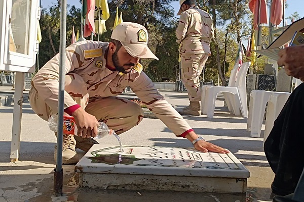 مراسم گرامیداشت شهید مرزبانی «ناصر فضلی‌برآبادی» در مشهد+ تصاویر