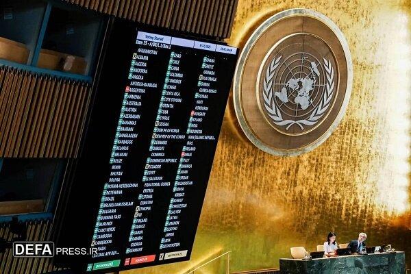 تصویب قطعنامه سازمان ملل درباره حاکمیت فلسطینیان بر منابع طبیعی خود