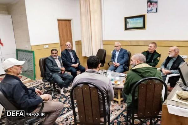 نشست هماهنگی برگزاری مراسم شب وداع شهدای گمنام در مسجد امام حسن عسکری(ع) قزوین برگزار شد