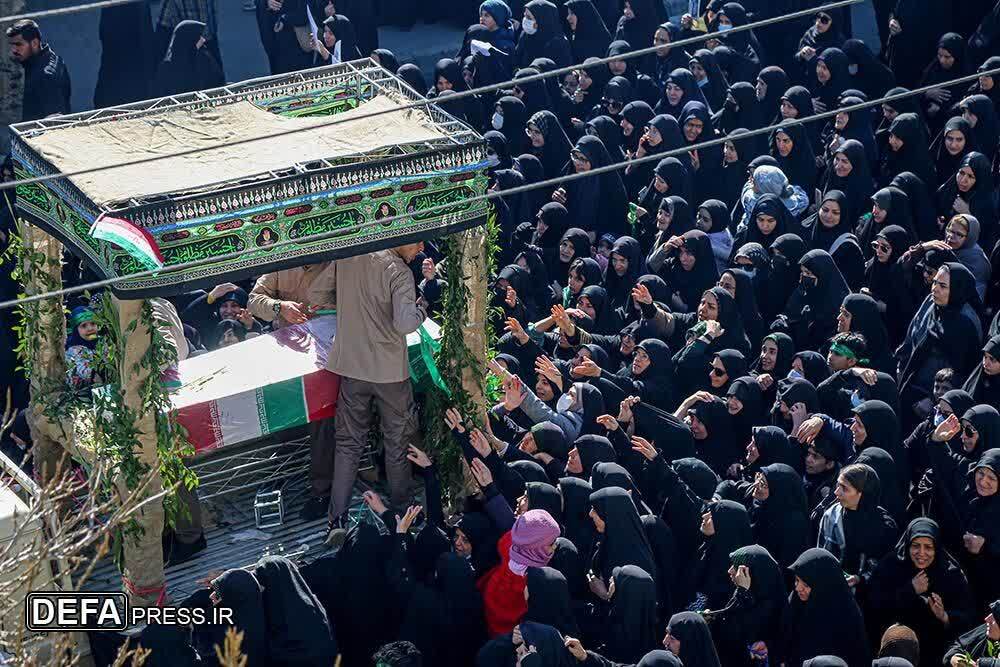تصاویر/ تشییع پیکر مطهر شهدای گمنام سال ۱۴۰۳ استان مرکزی