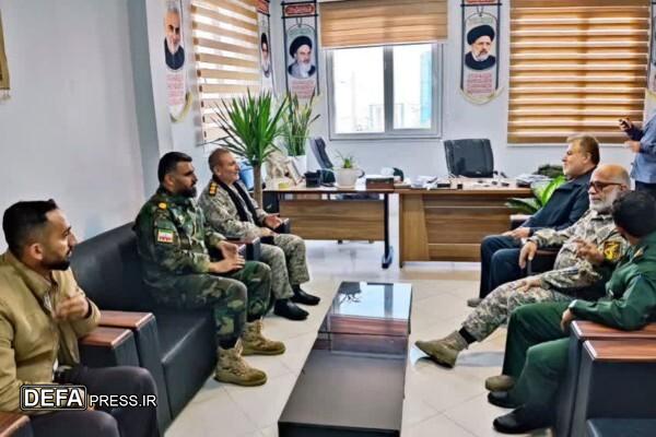 سرهنگ پاسدار امیری مقدم از محفل شهدایی شهر محمدیه بازدید کرد سرهنگ پاسدار امیری مقدم از محفل شهدایی شهر محمدیه بازدید کرد