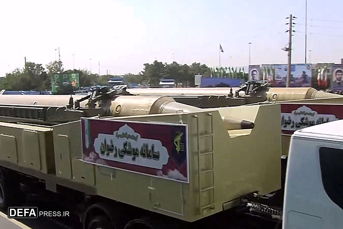موشک بالستیک رضوان موشک بالستیک «رضوان»؛ برگ برنده نیروی هوافضای سپاه در جنگ احتمالی آتی با رژیم صهیونیستی