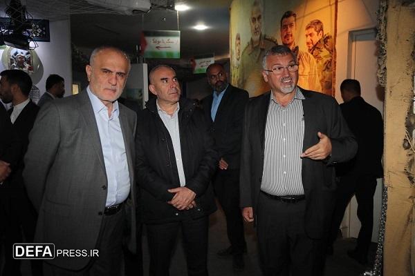 بازدید معاون سیاسی رئیس پارلمان لبنان از سراسرنمای مقاومت شهید سلیمانی بازدید معاون سیاسی رئیس پارلمان لبنان از سراسرنمای مقاومت شهید سلیمانی
