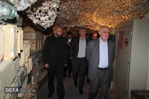 بازدید معاون سیاسی رئیس پارلمان لبنان از سراسرنمای مقاومت شهید سلیمانی بازدید معاون سیاسی رئیس پارلمان لبنان از سراسرنمای مقاومت شهید سلیمانی