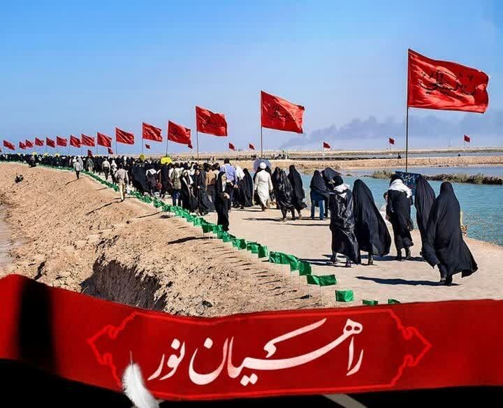 اعزام ۲۰۰ دانش‌آموز مُهری به مناطق عملیاتی جنوب کشور