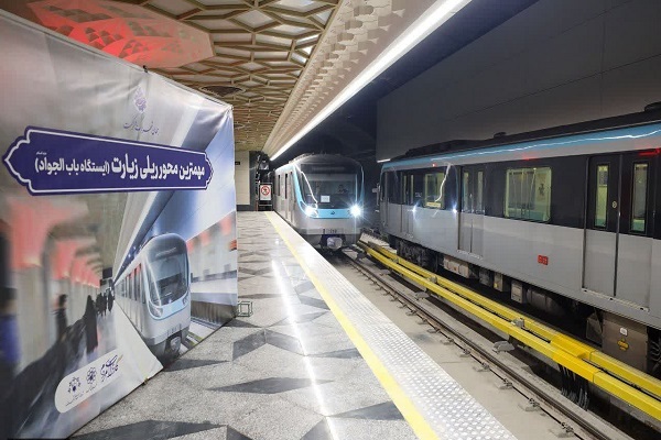 افتتاح فاز یک خط ۳ مترو مشهد با حضور رئیس‌ جمهور