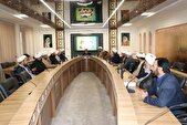 تصاویر/ دیدار مدیرکل اداره دفتر ادیان و مذاهب سازمان تبلیغات اسلامی کشور با نماینده ولی فقیه در خراسان شمالی