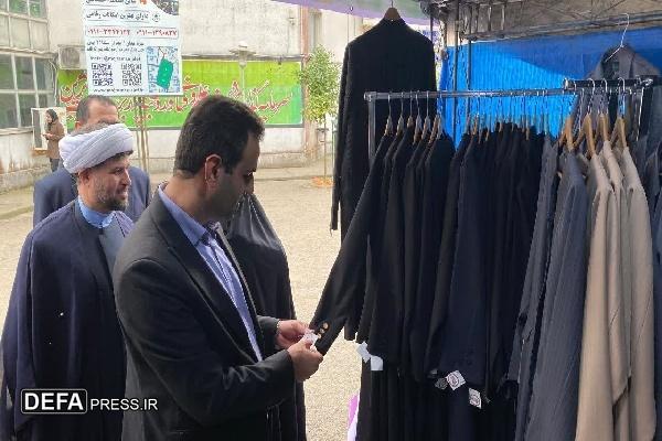 برپایی نمایشگاه فرهنگی حریم یاس در دانشگاه آزاد رشت