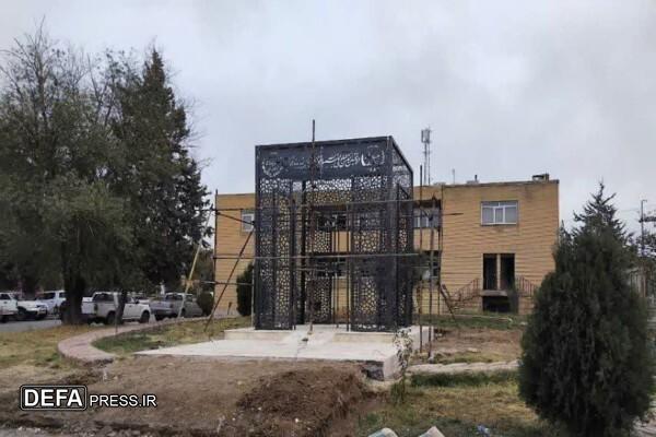 یادمان شهید گمنام جهاد کشاورزی قزوین در آستانه تکمیل قرار گرفت یادمان شهید گمنام جهاد کشاورزی قزوین در آستانه تکمیل قرار گرفت