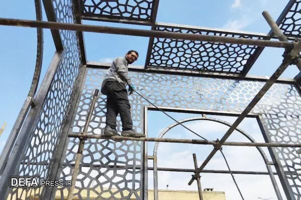 یادمان شهید گمنام جهاد کشاورزی قزوین در آستانه تکمیل قرار گرفت یادمان شهید گمنام جهاد کشاورزی قزوین در آستانه تکمیل قرار گرفت