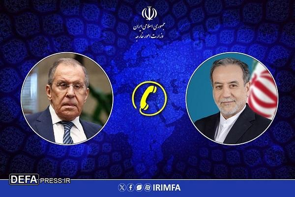 گفتوگوی تلفنی وزرای امور خارجه ایران و روسیه گفتوگوی تلفنی وزرای امور خارجه ایران و روسیه