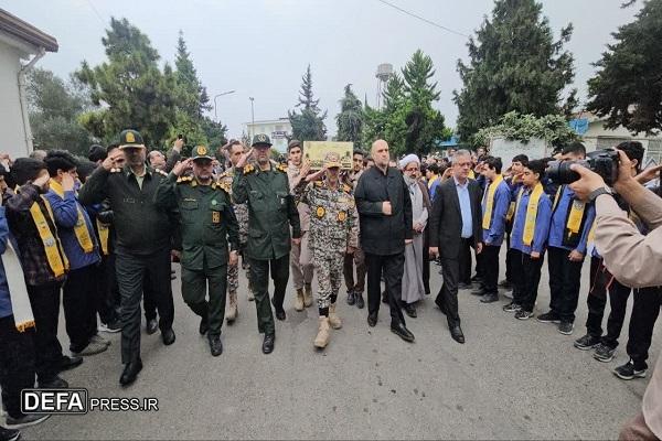 آئین استقبال از شهدای گمنام در مازندران+ تصاویر آئین استقبال از شهدای گمنام در مازندران+ تصاویر