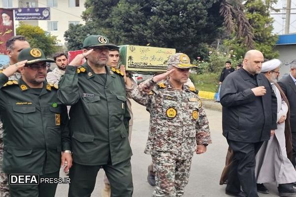 آئین استقبال از شهدای گمنام در مازندران+ تصاویر آئین استقبال از شهدای گمنام در مازندران+ تصاویر