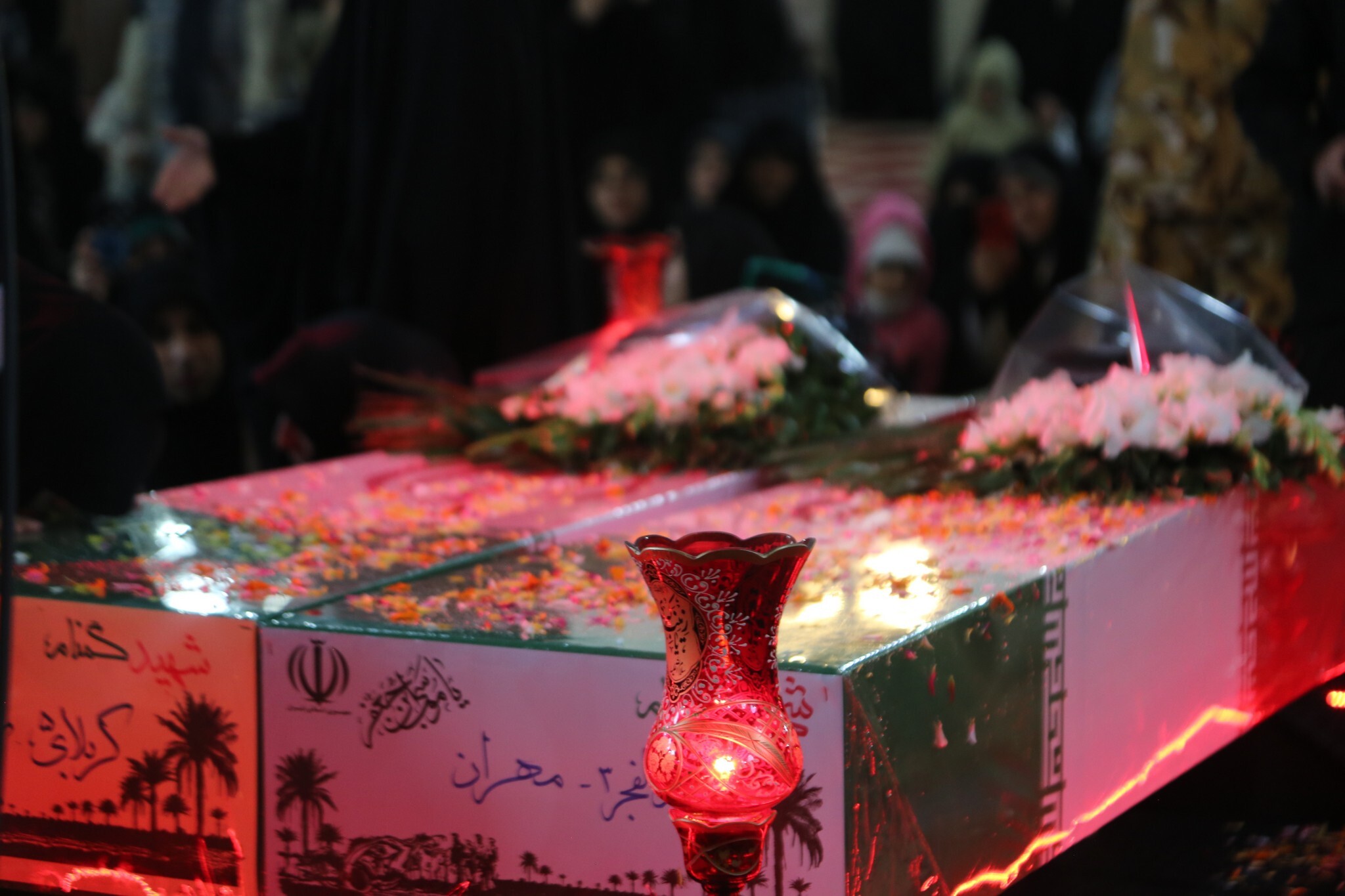 تصاویر/آیین استقبال از شهدای گمنام در زنجان