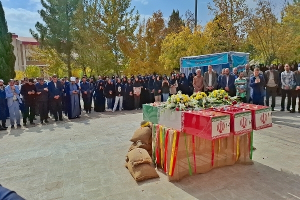 فیلم/ میزبانی دانشگاه یاسوج از پیکر مطهر شهدای گمنام