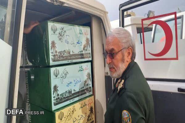 ورود پیکر ۱۰ شهید گمنام به البرز ورود پیکر ۱۰ شهید گمنام به البرز