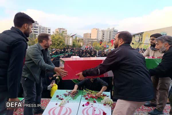ورود پیکر ۱۰ شهید گمنام به البرز ورود پیکر ۱۰ شهید گمنام به البرز