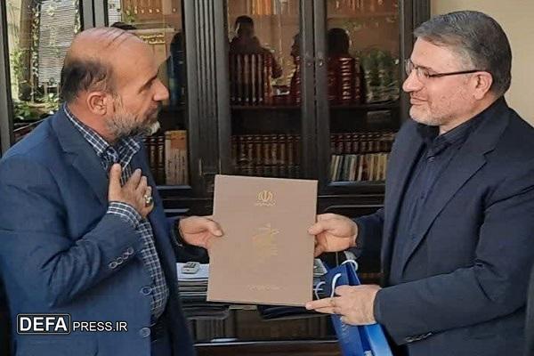تجلیل مسئول ایثارگران سپاه پاسداران از رئیس سازمان پزشکی قانونی کشور