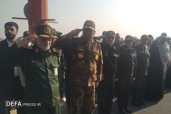 استقبال از پیکر مطهر شهدای گمنام دفاع مقدس در مشهدالرضا+ فیلم