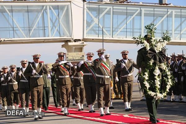 ورود پیکر مطهر ۶ شهید گمنام به ارومیه