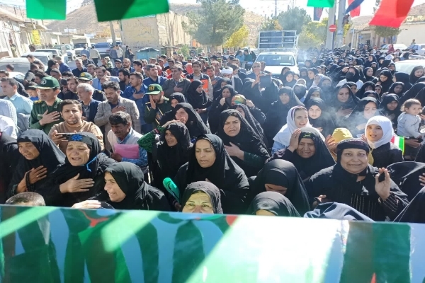 مردم مارگون شهدای گمنام را در آغوش کشیدند