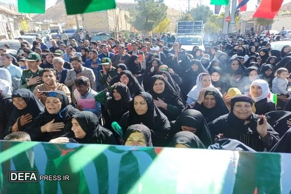 مردم مارگون شهدای گمنام را در آغوش کشیدند