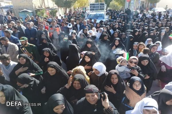 مردم مارگون شهدای گمنام را در آغوش کشیدند