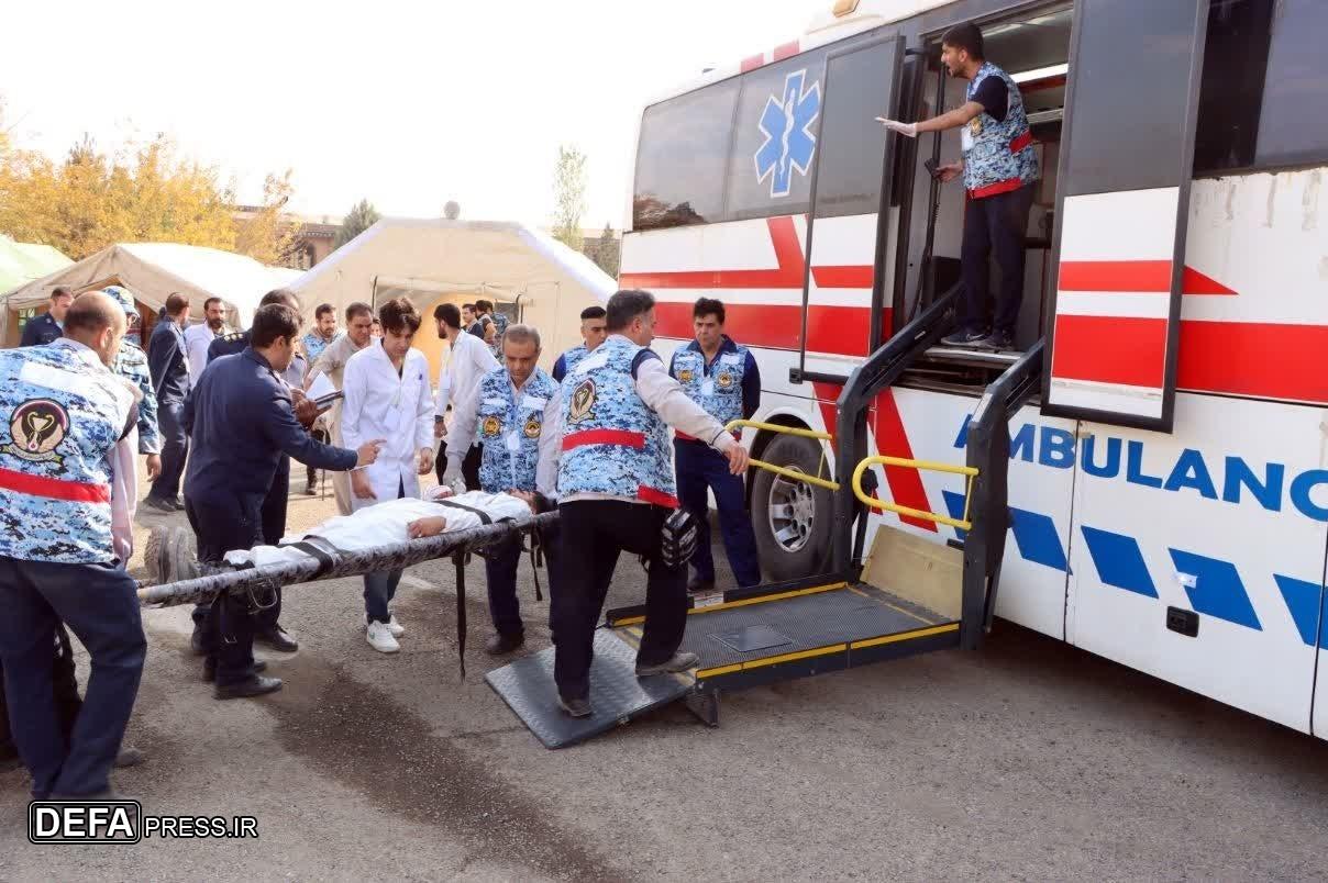 برگزاری رزمایش تخصصی مشترک امداد و نجات در مجتمع کارخانجات نهاجا برگزاری رزمایش تخصصی مشترک امداد و نجات در مجتمع کارخانجات نهاجا