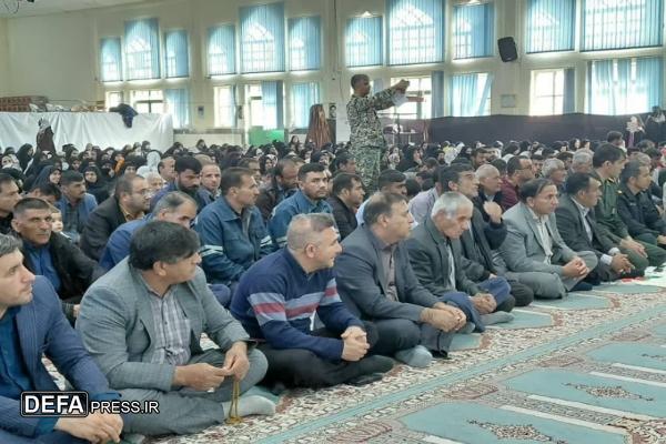 مردم مارگون شهدای گمنام را در آغوش کشیدند