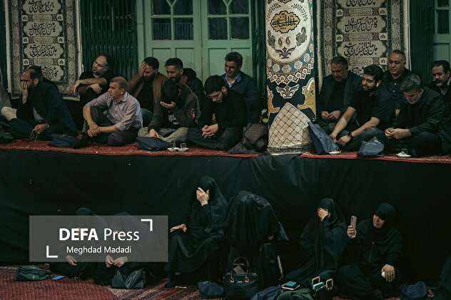 عزاداری ایام فاطمیه در حسینیه سادات اخوی