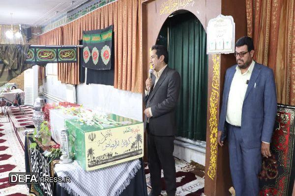 آیین تشییع شهید گمنام در اداره‌کل آموزش و پرورش استان کرمان برگزار شد+تصاویر