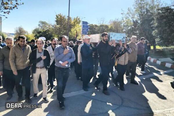 مراسم استقبال از پیکر مطهر شهید گمنام در دانشگاه آزاد اسلامی قزوین برگزار شد مراسم استقبال از پیکر مطهر شهید گمنام در دانشگاه آزاد اسلامی قزوین برگزار شد