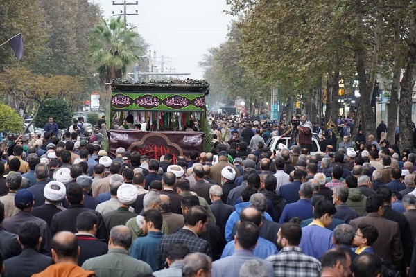 فیلم/ آئین استقبال و تشییع باشکوه شهدای گمنام در آمل