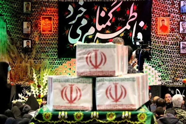 سنگ تمام مردم مازندران در استقبال از شهدای گمنام 