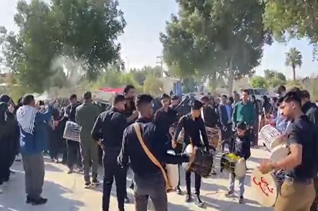 فیلم/ قابی ماندگار از حماسه حضور مَردمانِ فاریاب در مراسم تشییع شـهدای گمنام