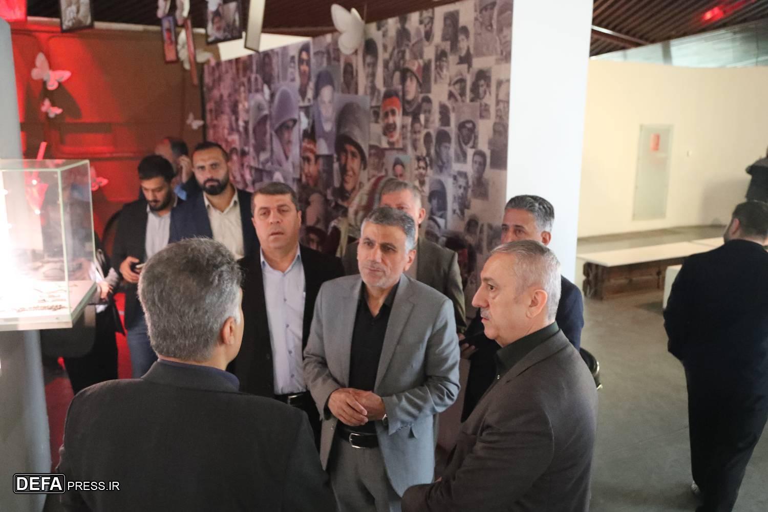 بازدید وزیر امور شهدا و انفال اقلیم کردستان عراق از موزه ملی انقلاب اسلامی و دفاع مقدس
