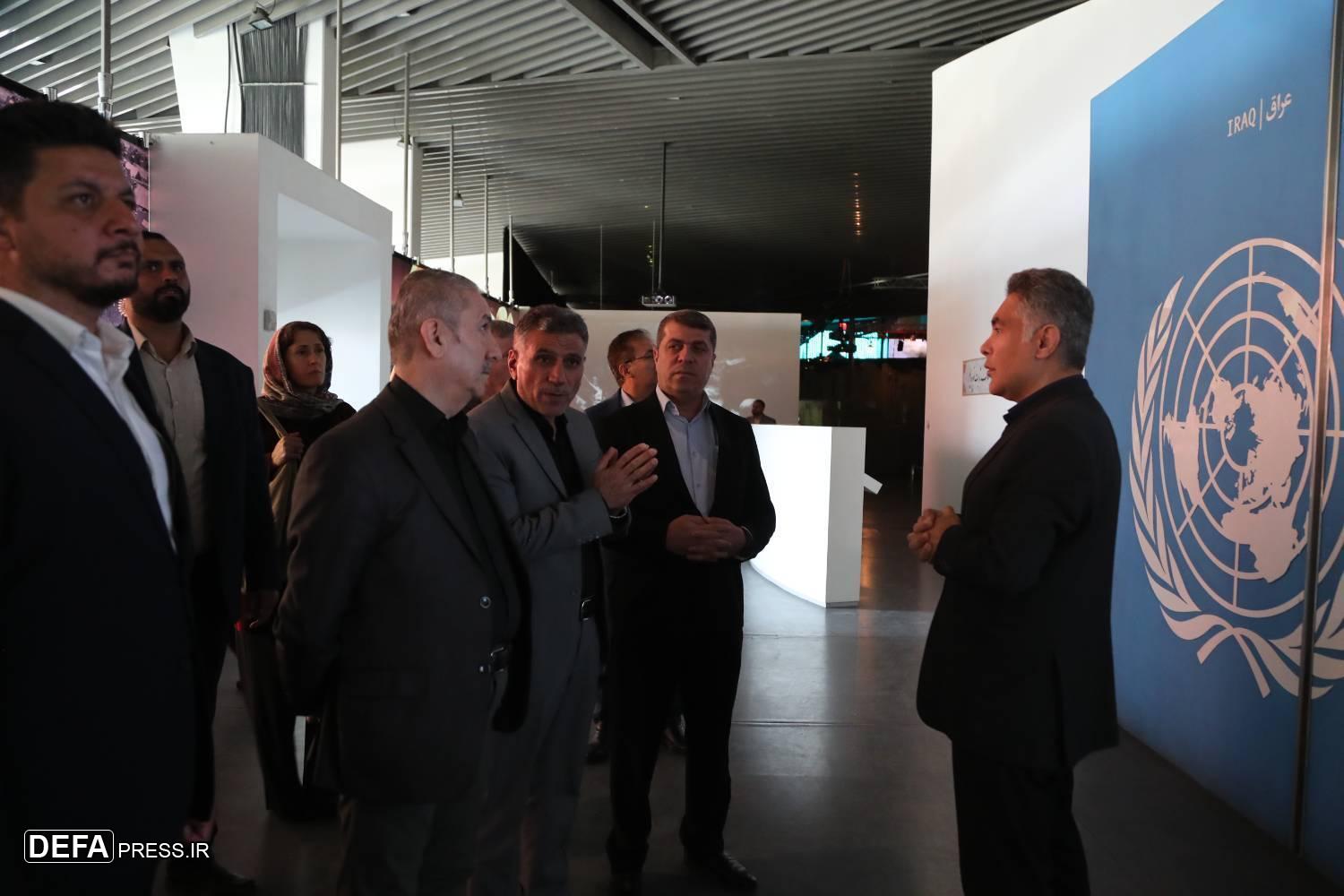 بازدید وزیر امور شهدا و انفال اقلیم کردستان عراق از موزه ملی انقلاب اسلامی و دفاع مقدس
