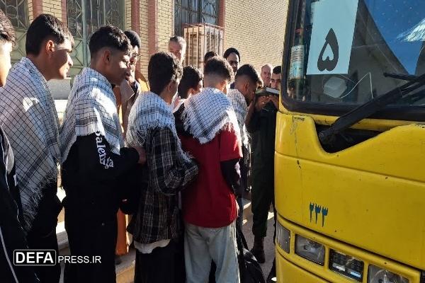 اعزام دانش‌آموزان عشایری کهگیلویه و بویراحمد به مناطق عملیاتی جنوب کشور + تصاویر