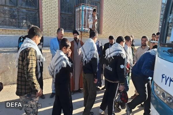 اعزام دانش‌آموزان عشایری کهگیلویه و بویراحمد به مناطق عملیاتی جنوب کشور + تصاویر