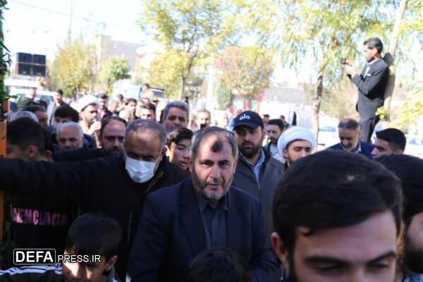 استقبال باشکوه مردم دانسفهان از «کاروان بهشت» و شهید «صفی صمغ‌آبادی»