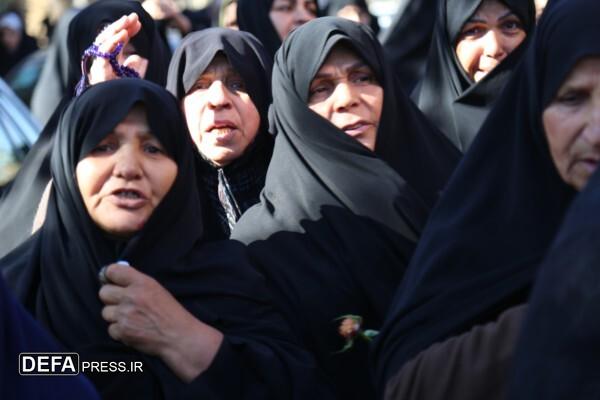 استقبال باشکوه مردم دانسفهان از «کاروان بهشت» و شهید «صفی صمغ‌آبادی»