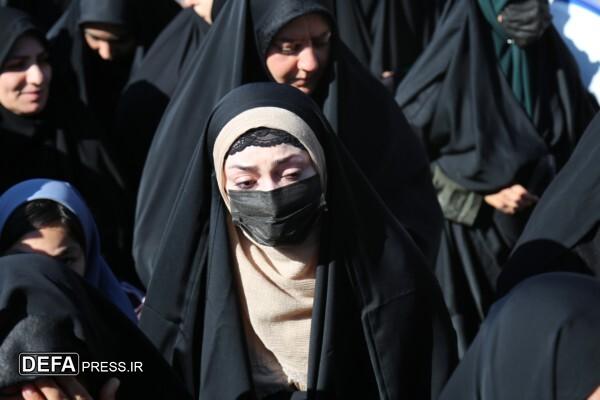 استقبال باشکوه مردم دانسفهان از «کاروان بهشت» و شهید «صفی صمغ‌آبادی»