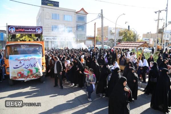 استقبال باشکوه مردم دانسفهان از «کاروان بهشت» و شهید «صفی صمغآبادی» استقبال باشکوه مردم دانسفهان از «کاروان بهشت» و شهید «صفی صمغآبادی»