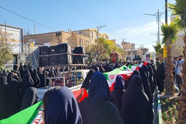 تصاویر/ تشییع پیکر مطهر شهید گمنام در شهرستان ساوه