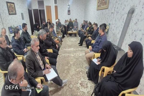 جلسه هماهنگی تشییع پیکر شهید صفی صمغآبادی برگزار شد جلسه هماهنگی تشییع پیکر شهید صفی صمغآبادی برگزار شد